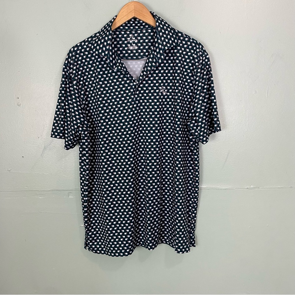 Rhoback White‎ Elephant Polo Green Large